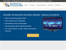 Tablet Screenshot of deutschtv24.com